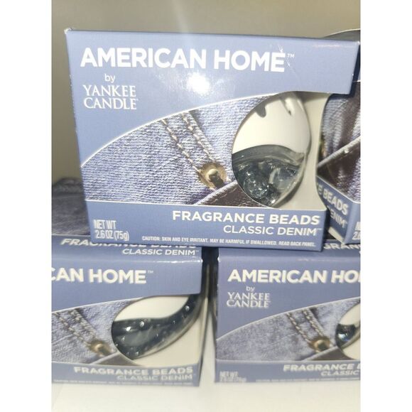 American Home by Yankee Candle Classic Denim Fragrance Beads - Set of 5 - Picture 2 of 5